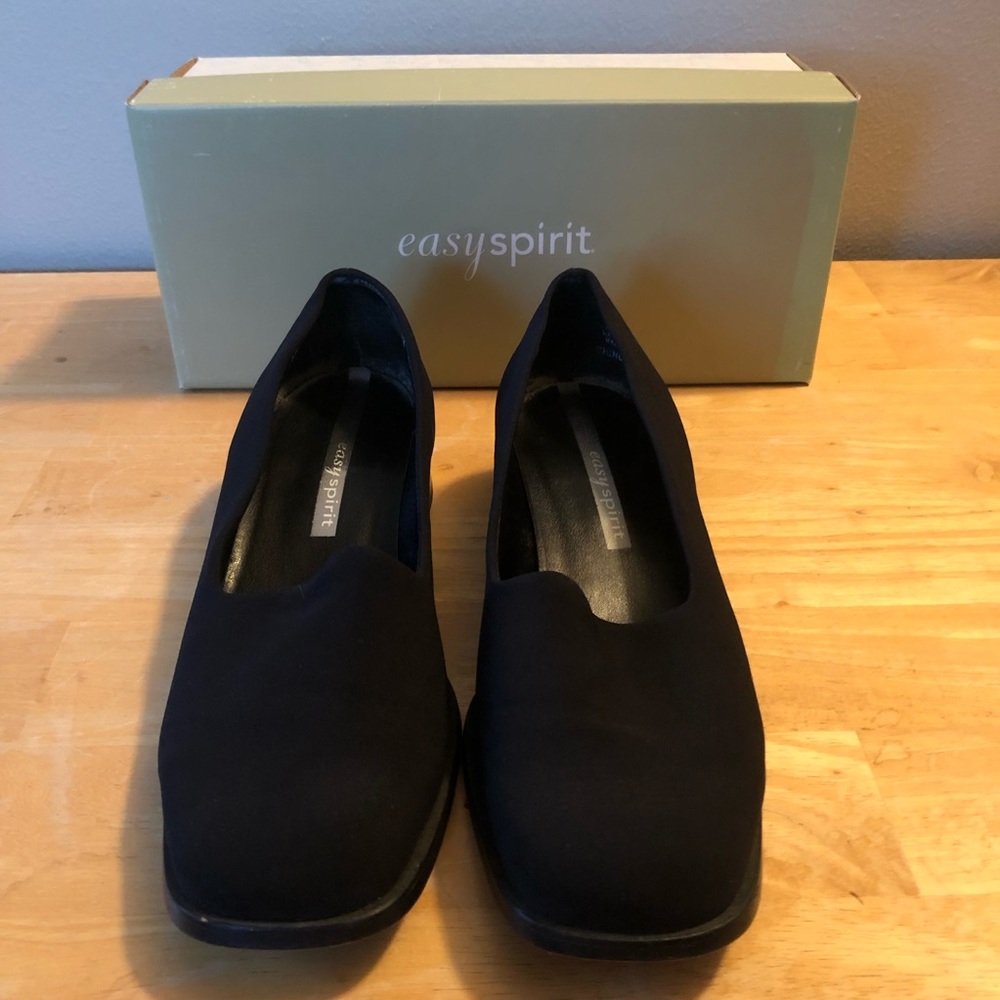 Easy Spirit Black wedge heels